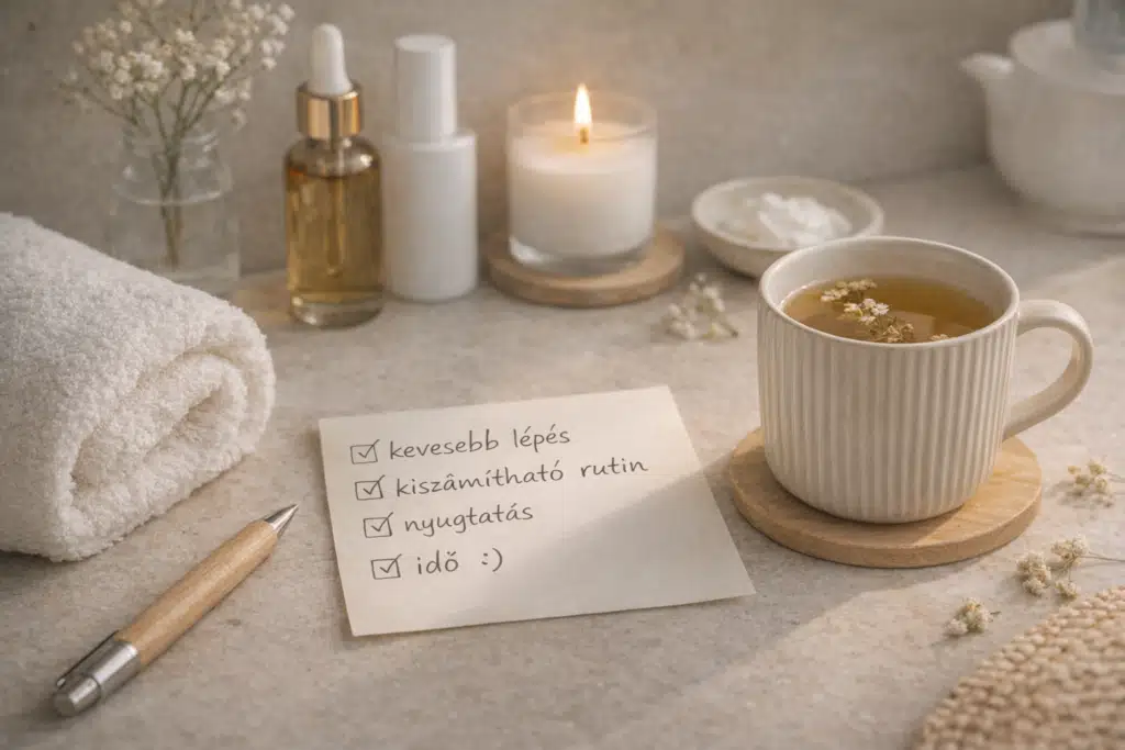 Nyugtató rutin, szépségápolás
